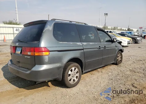 2003 Honda Odyssey Ex z USA, uszkodzony, nr VIN 5FNRL18673B111129